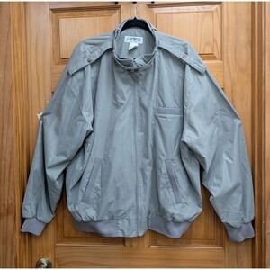 Janky Men's Jacket Size XXL Fully Lined 3 Pockets Full Zip Coat Gray